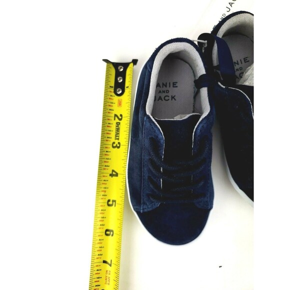 JANIE AND JACK boys blue Suede shoes Sneakers size 7 NWT $59 MSRP - Picture 5 of 7